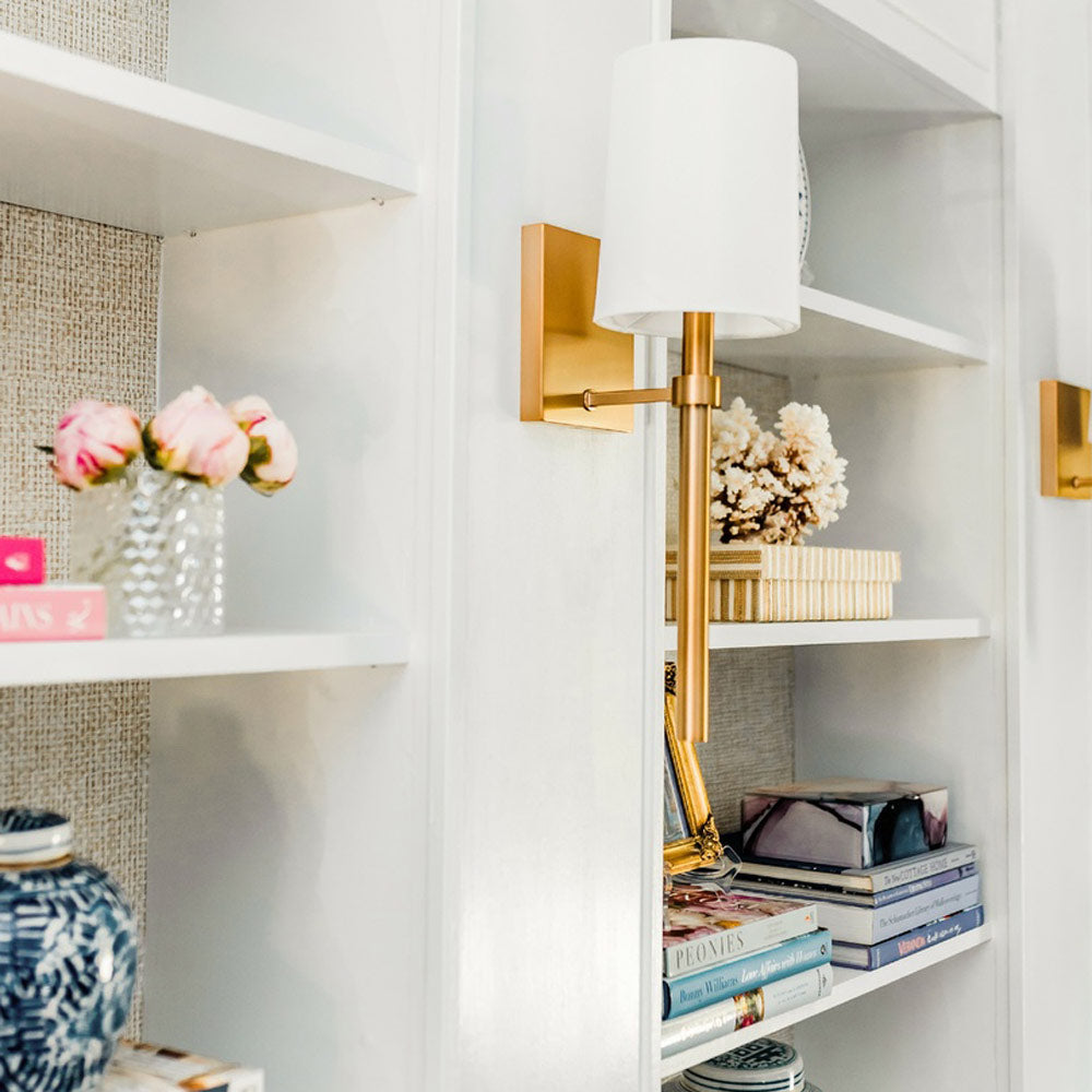 Bromley Wall Light in living room.