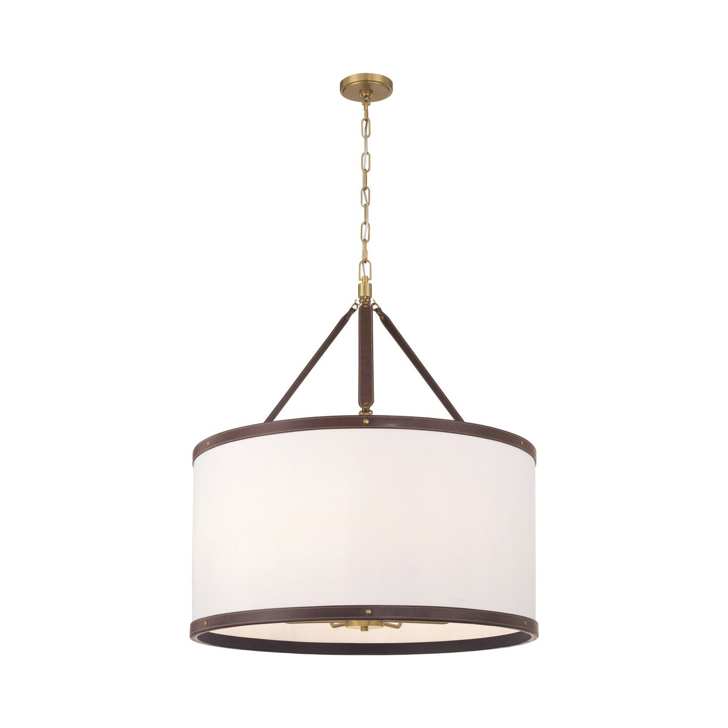 Callahan Drum Pendant Light in Luxe Gold.