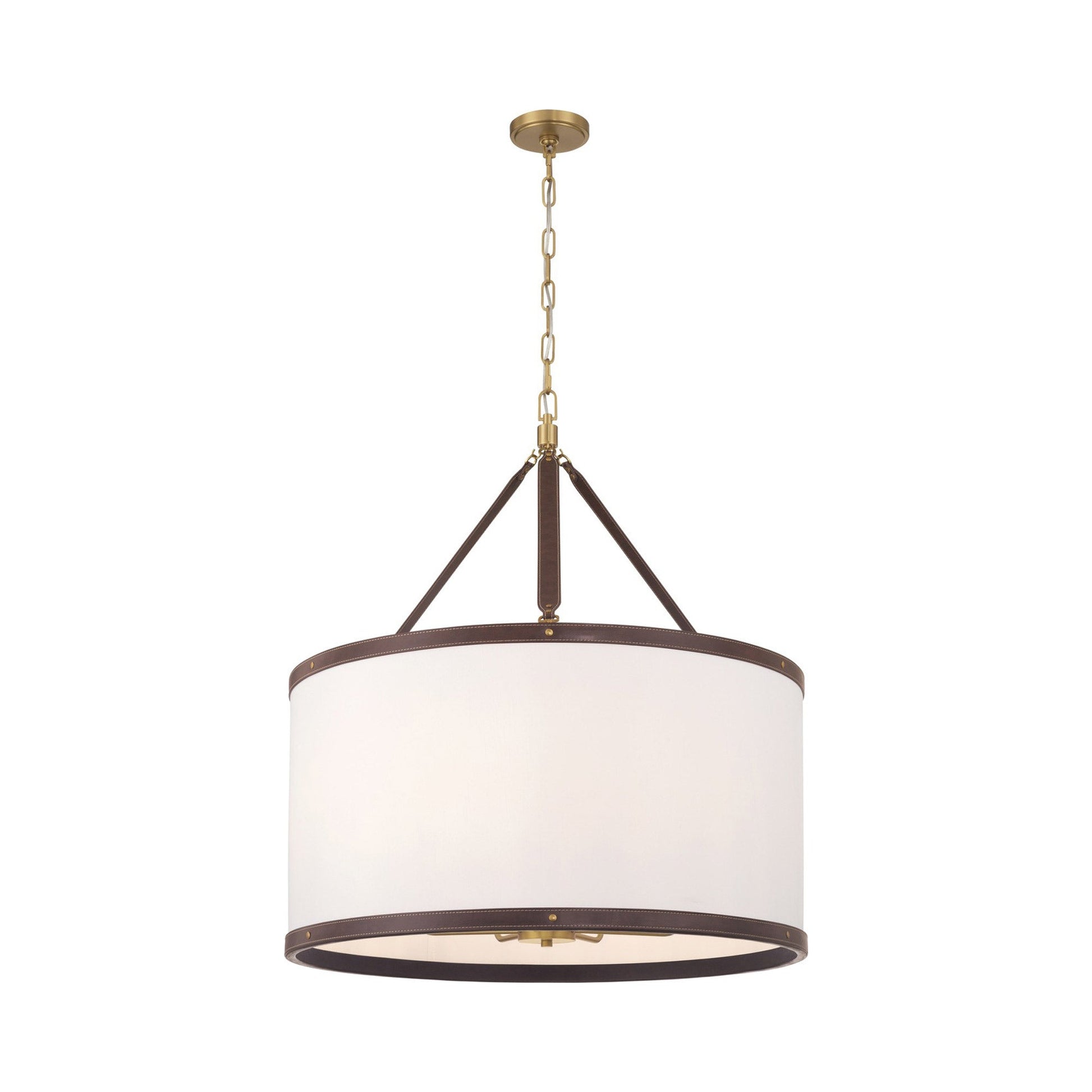 Callahan Drum Pendant Light in Luxe Gold.