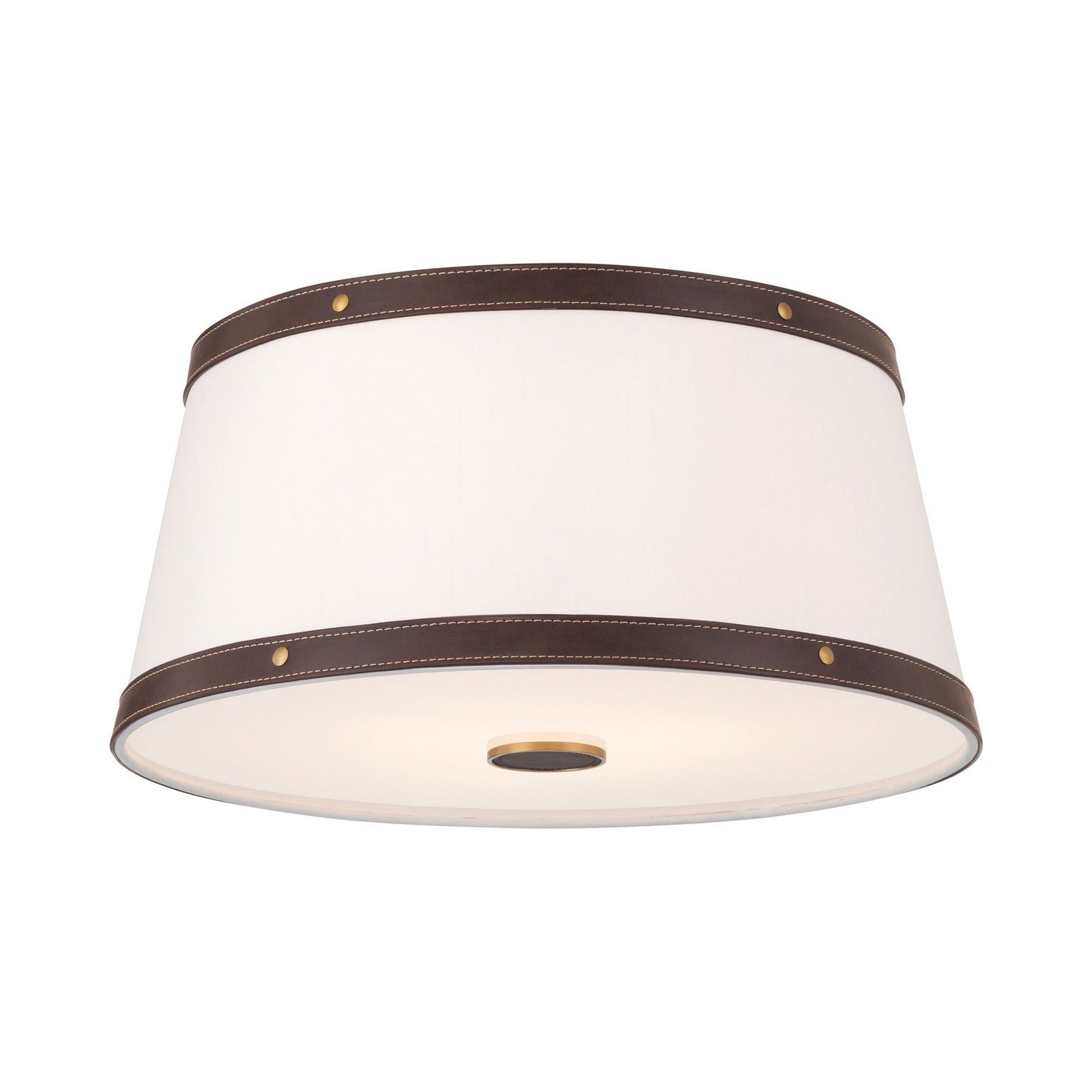 Callahan Flush Mount Ceiling Light in Luxe Gold.
