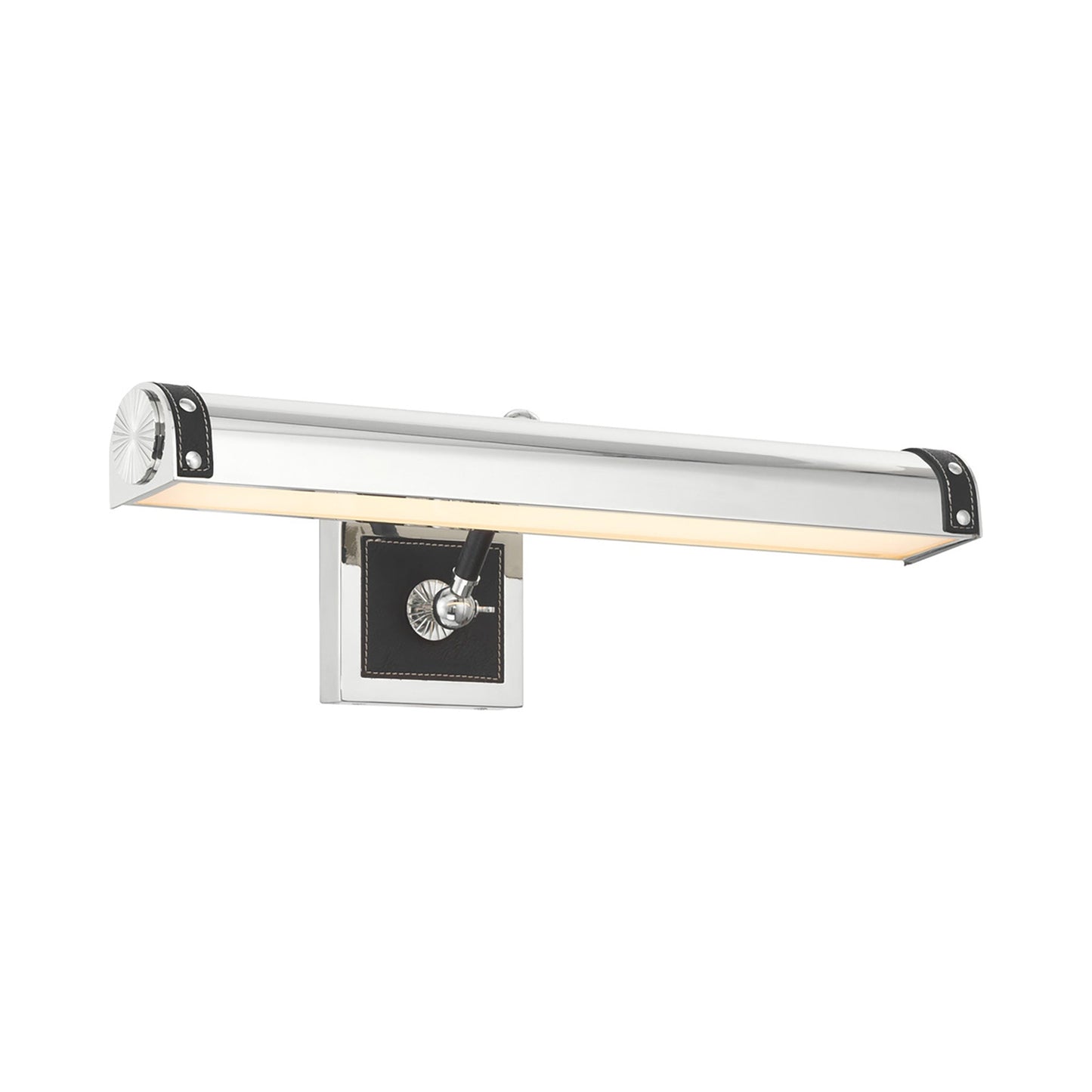 Callahan LED Picture Light in Polished Nickel.