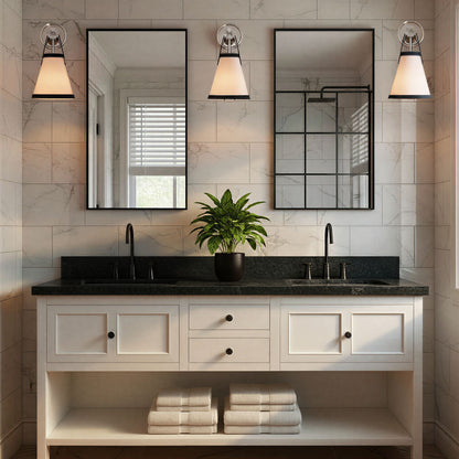 Callahan Wall Light in bathroom.