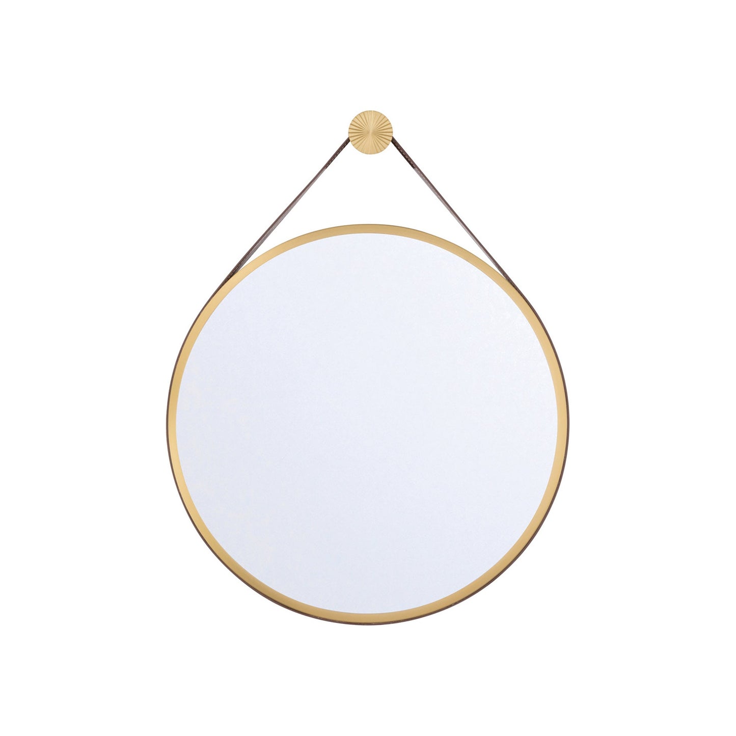 Callahan Wall Mirror in Luxe Gold (17.75-Inch).