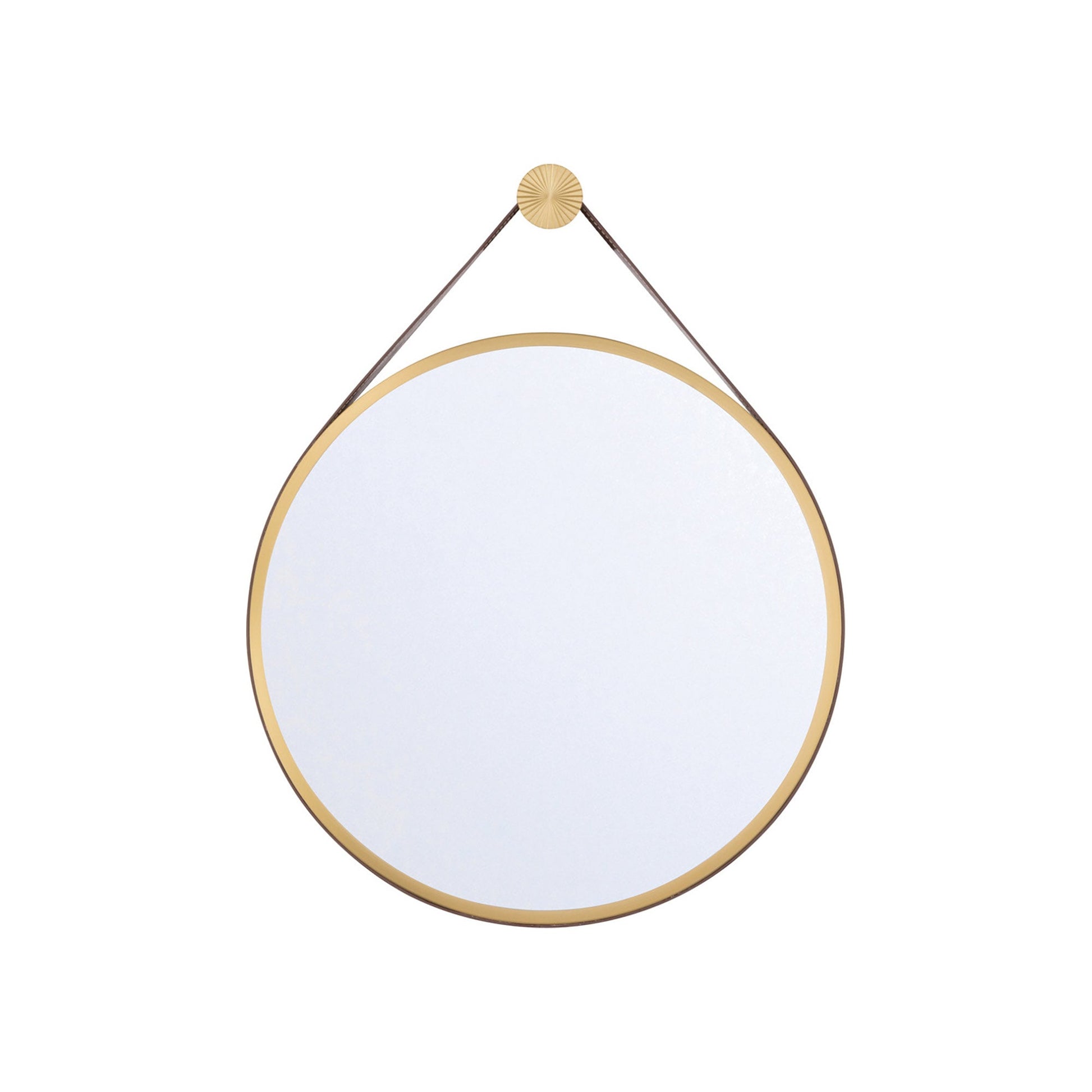 Callahan Wall Mirror in Luxe Gold (17.75-Inch).