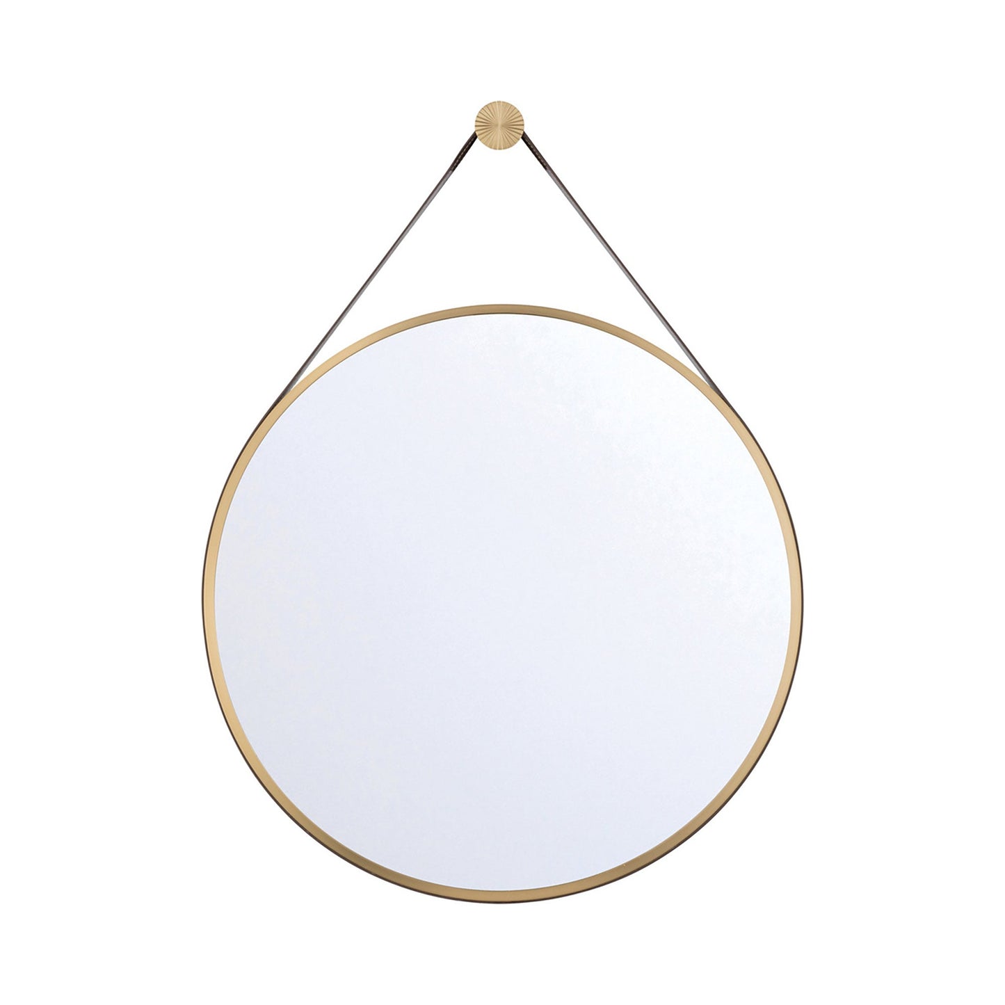 Callahan Wall Mirror in Luxe Gold (23.5-Inch).