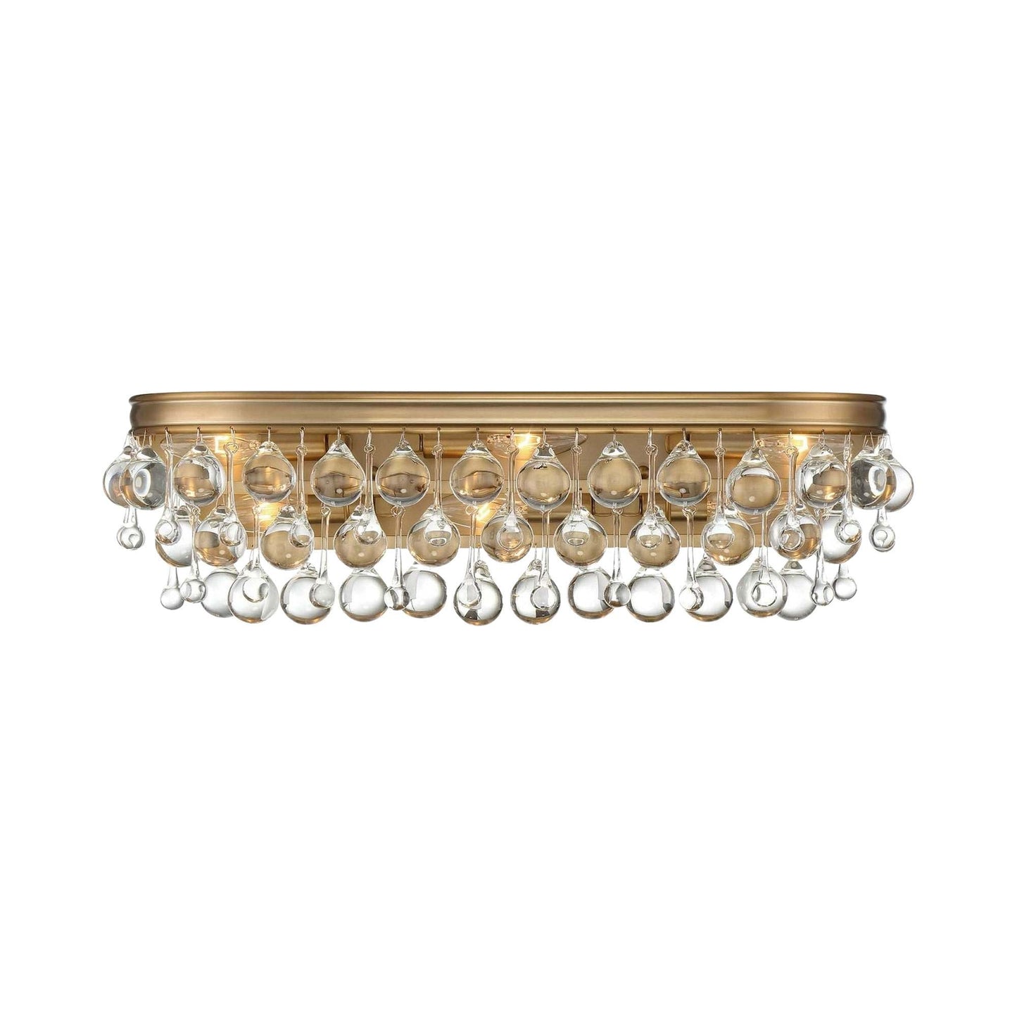 Calypso Bath Wall Light in Vibrant Gold (6-Light).