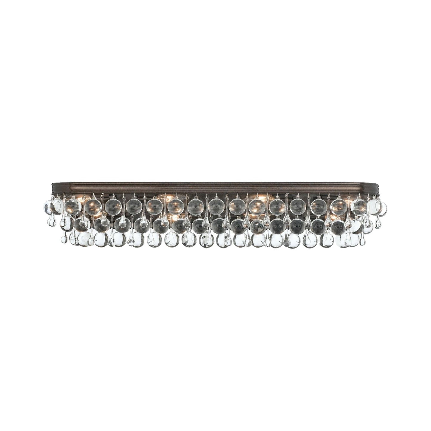 Calypso Bath Wall Light in Vibrant Bronze (8-Light).
