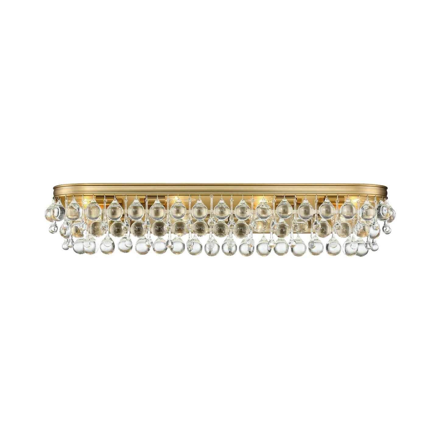 Calypso Bath Wall Light in Vibrant Gold (8-Light).