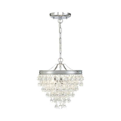 Calypso Mini Chandelier in Polished Chrome (3-Light).