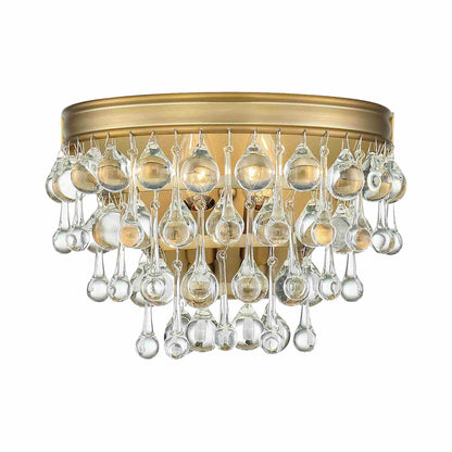 Calypso Wall Light in Vibrant Gold.