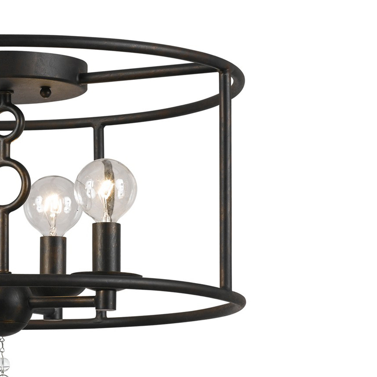 Cameron Semi Flush Mount Ceiling Light in Detail.
