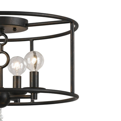 Cameron Semi Flush Mount Ceiling Light in Detail.
