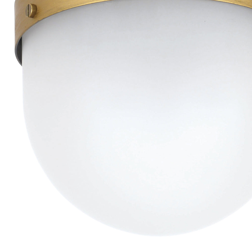 Capsule Outdoor Semi Flush Mount Ceiling Light in Detail.