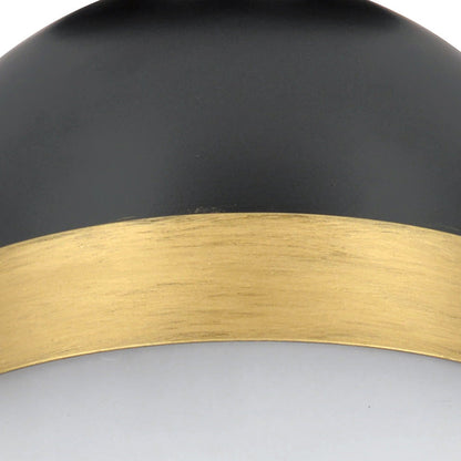 Capsule Outdoor Semi Flush Mount Ceiling Light in Detail.