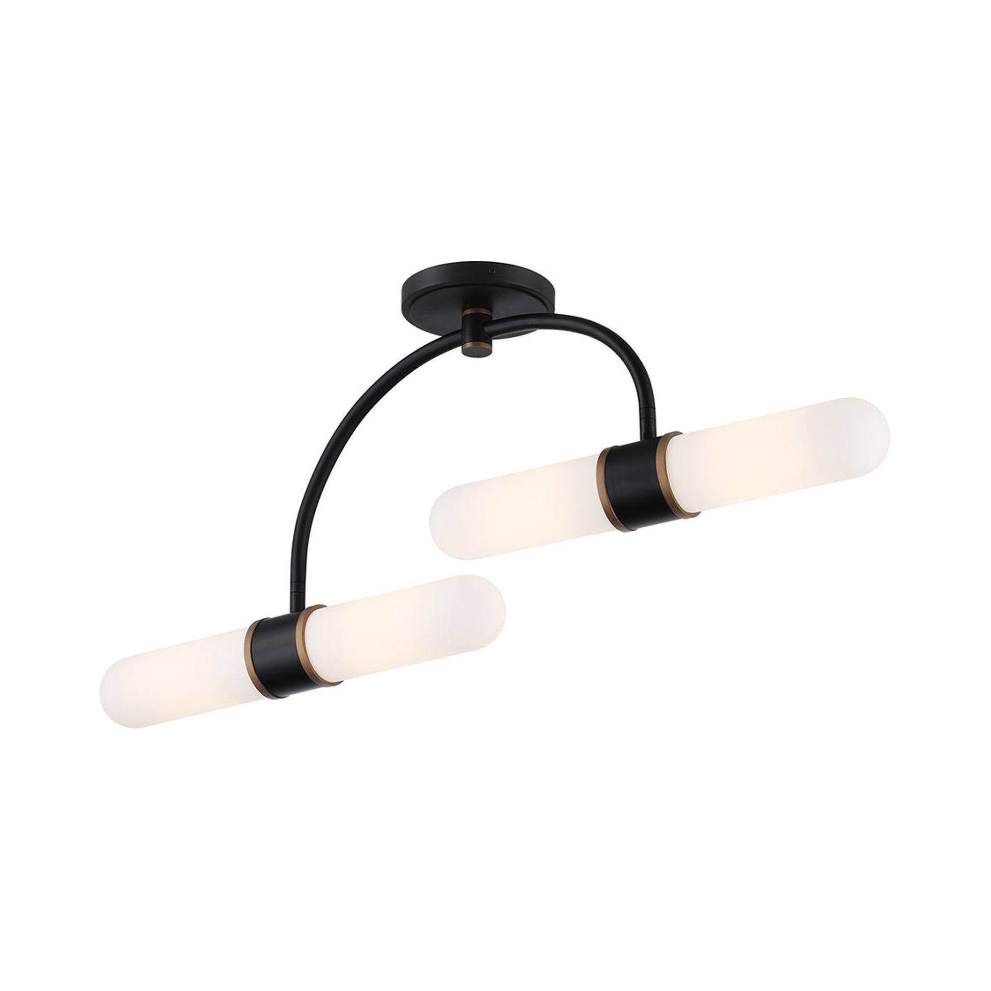 Capsule Semi Flush Mount Ceiling Light in Detail.