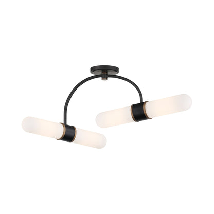 Capsule Semi Flush Mount Ceiling Light in Detail.