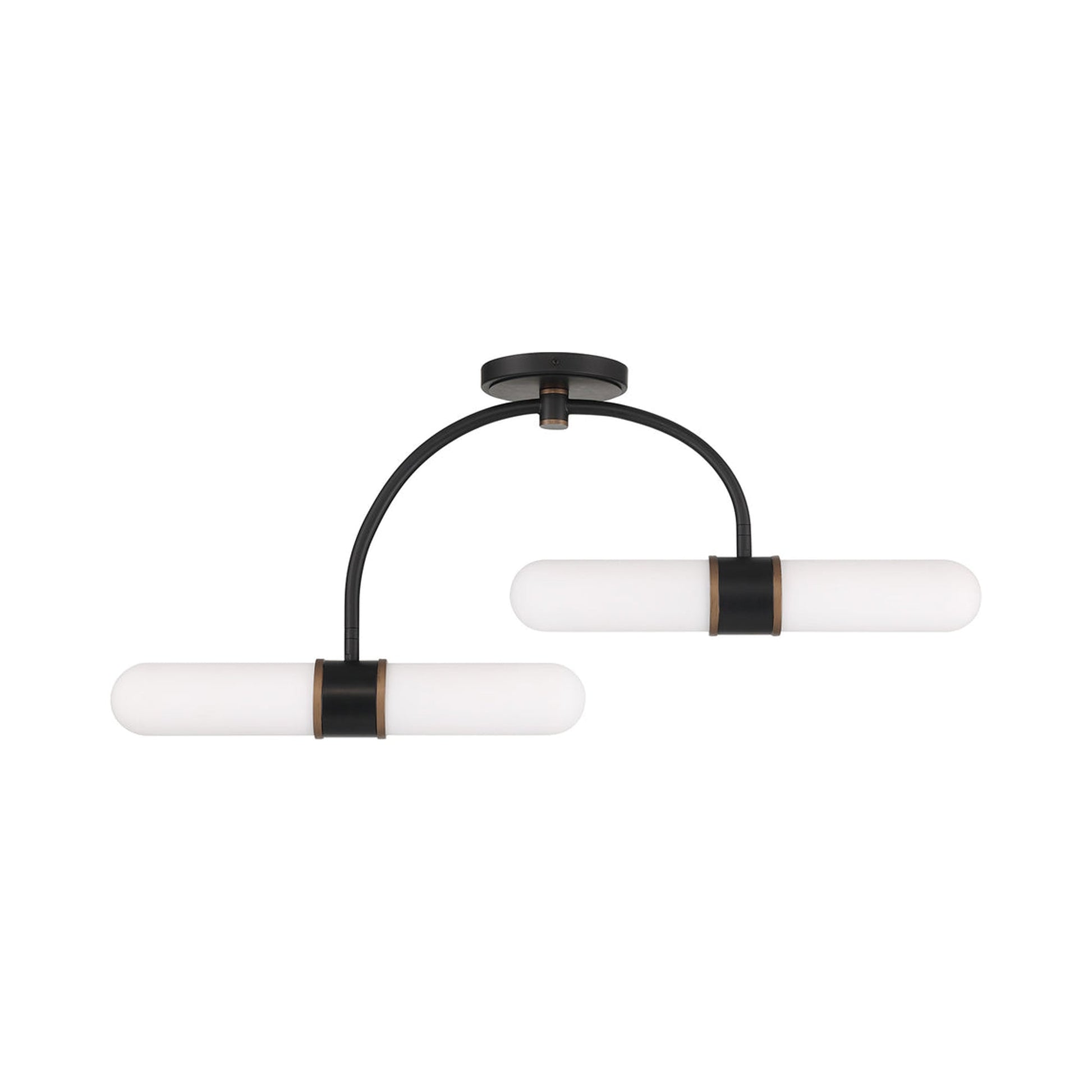 Capsule Semi Flush Mount Ceiling Light in Detail.