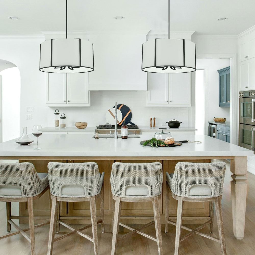 Carlyn Pendant Light in kitchen.