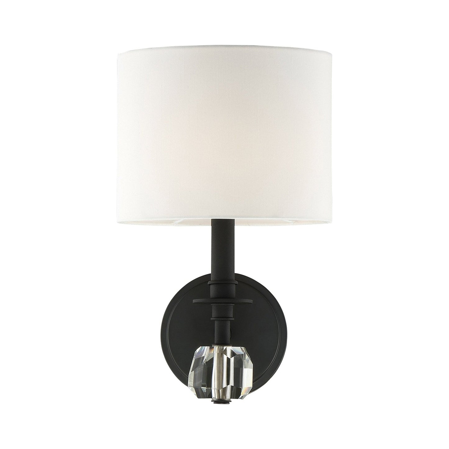 Chimes Wall Light in Black Forged.