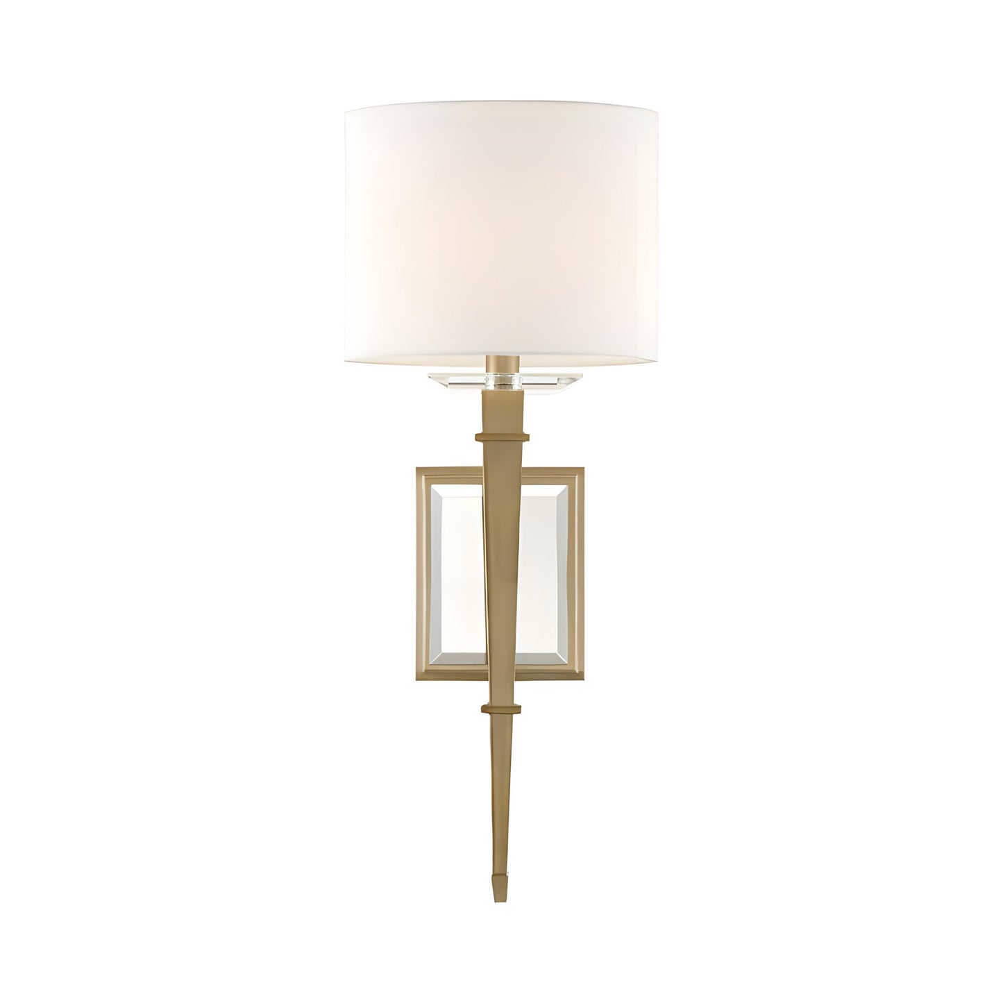 Clifton Wall Light in Aged Brass.