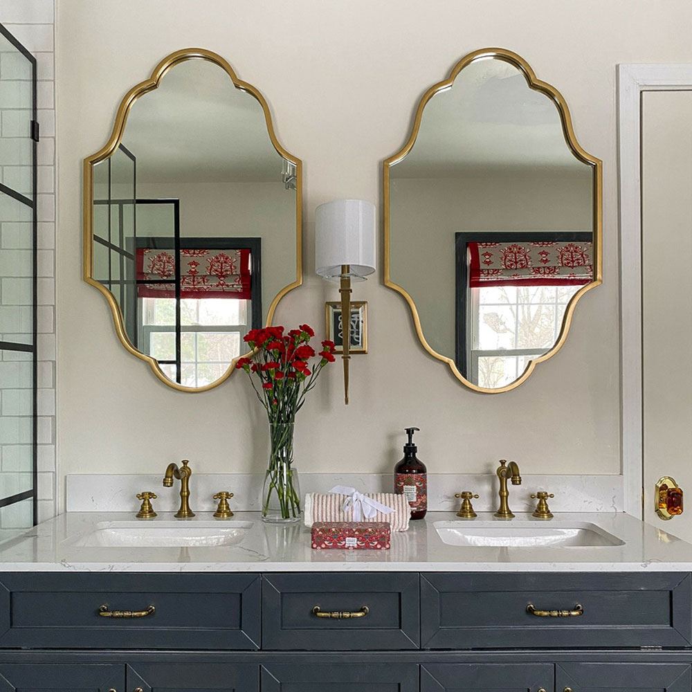 Clifton Wall Light in bathroom.