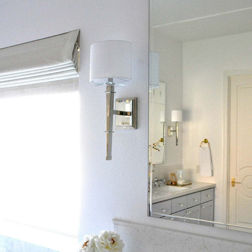 Clifton Wall Light in bathroom.