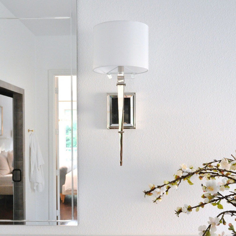 Clifton Wall Light in bathroom.