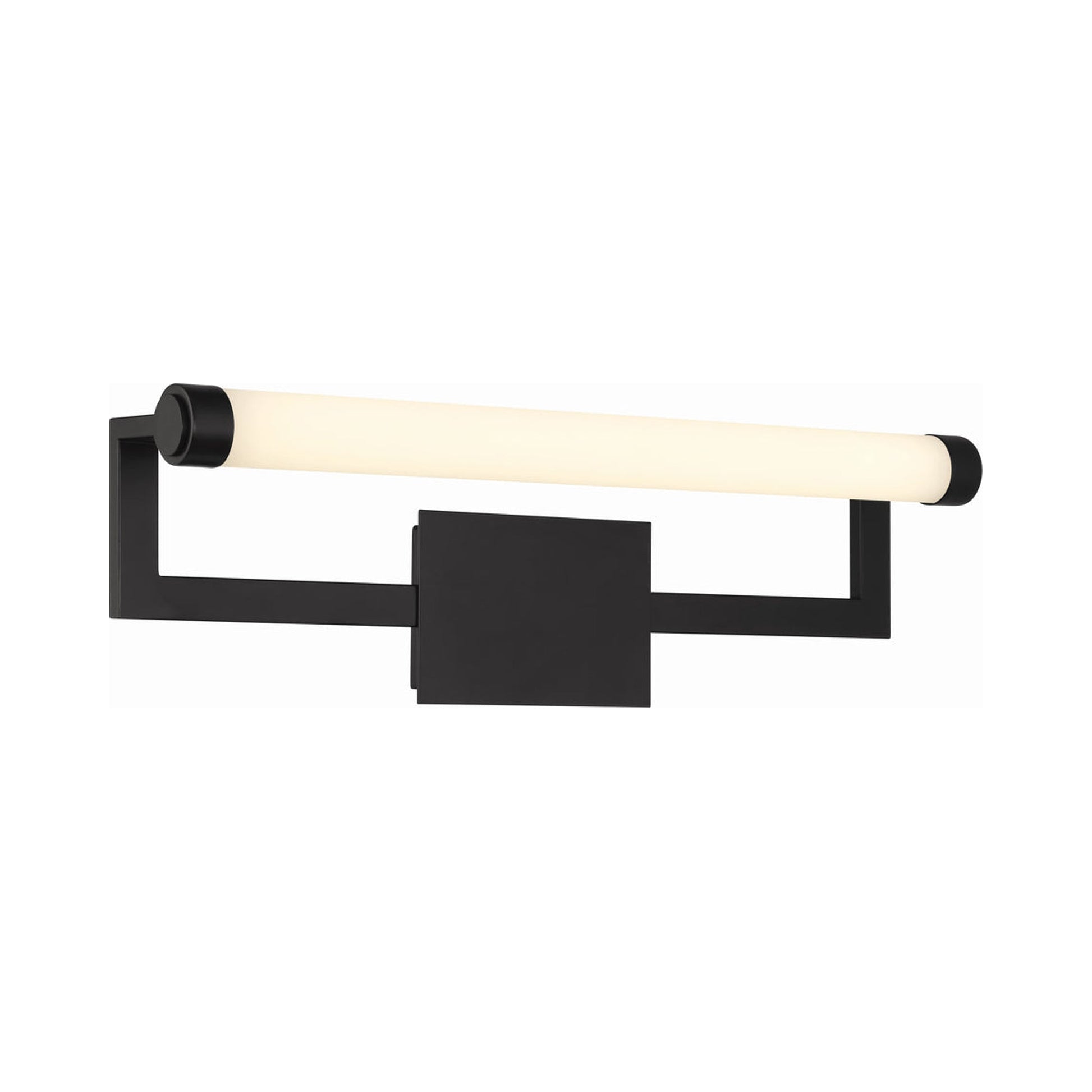 Clinton LED Picture Light in Matte Black.