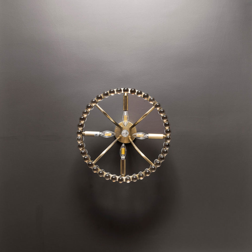Clover Semi Flush Mount Ceiling Light in Detail.