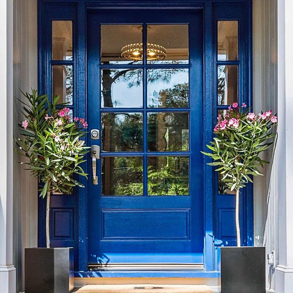 Clover Semi Flush Mount Ceiling Light in living room.