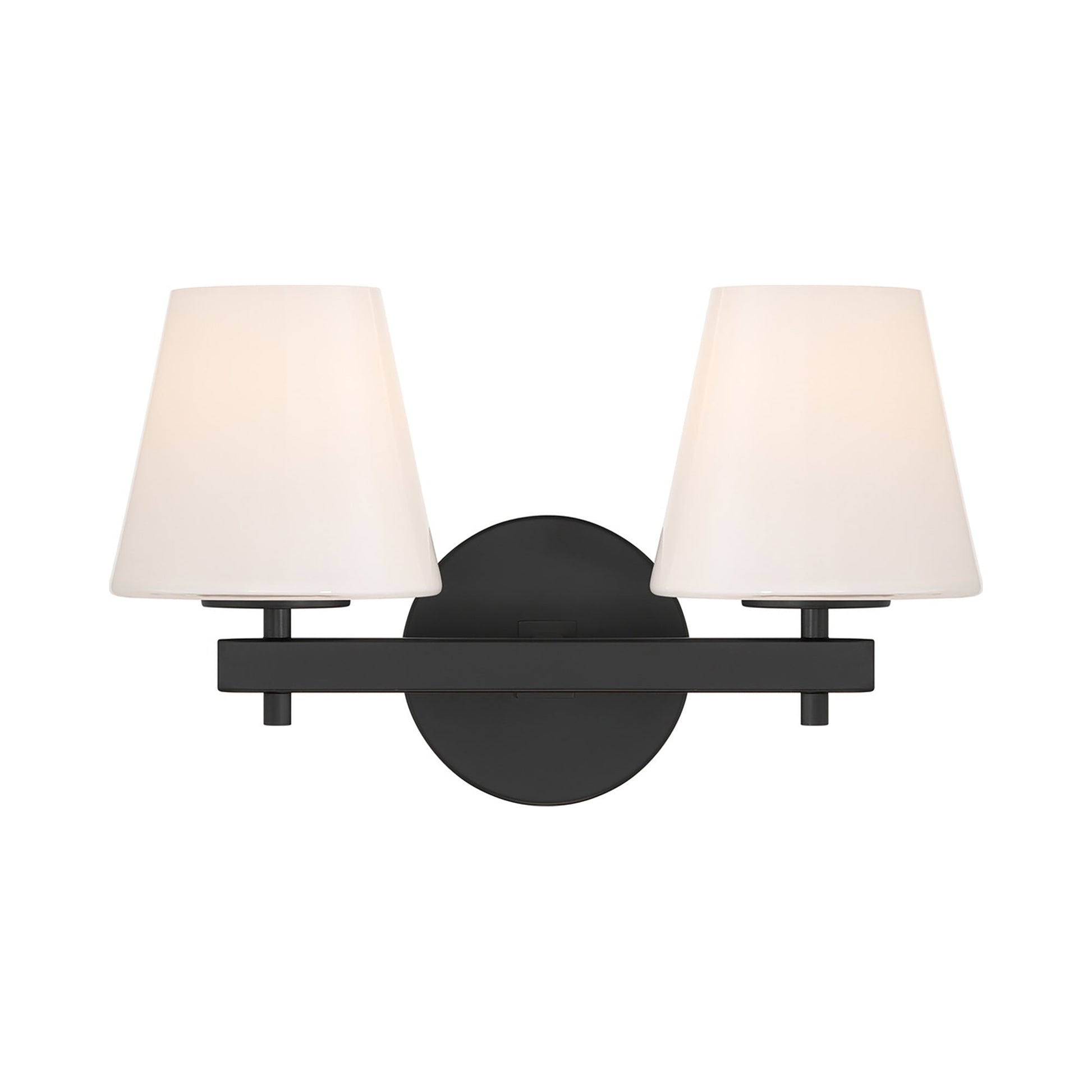 Colton Bath Vanity Light in Black (2-Light).