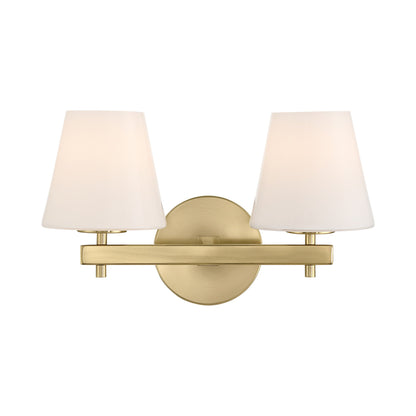 Colton Bath Vanity Light in Vibrant Gold (2-Light).