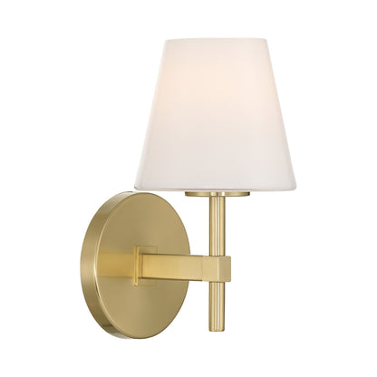 Colton Cone Wall Light in Vibrant Gold.