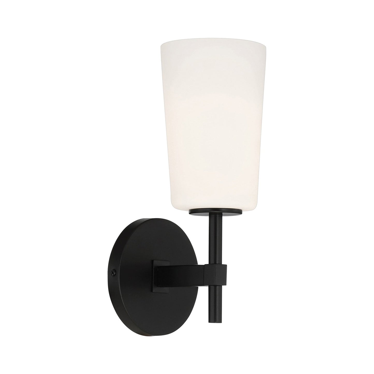 Colton Wall Light in Black (1-Light).