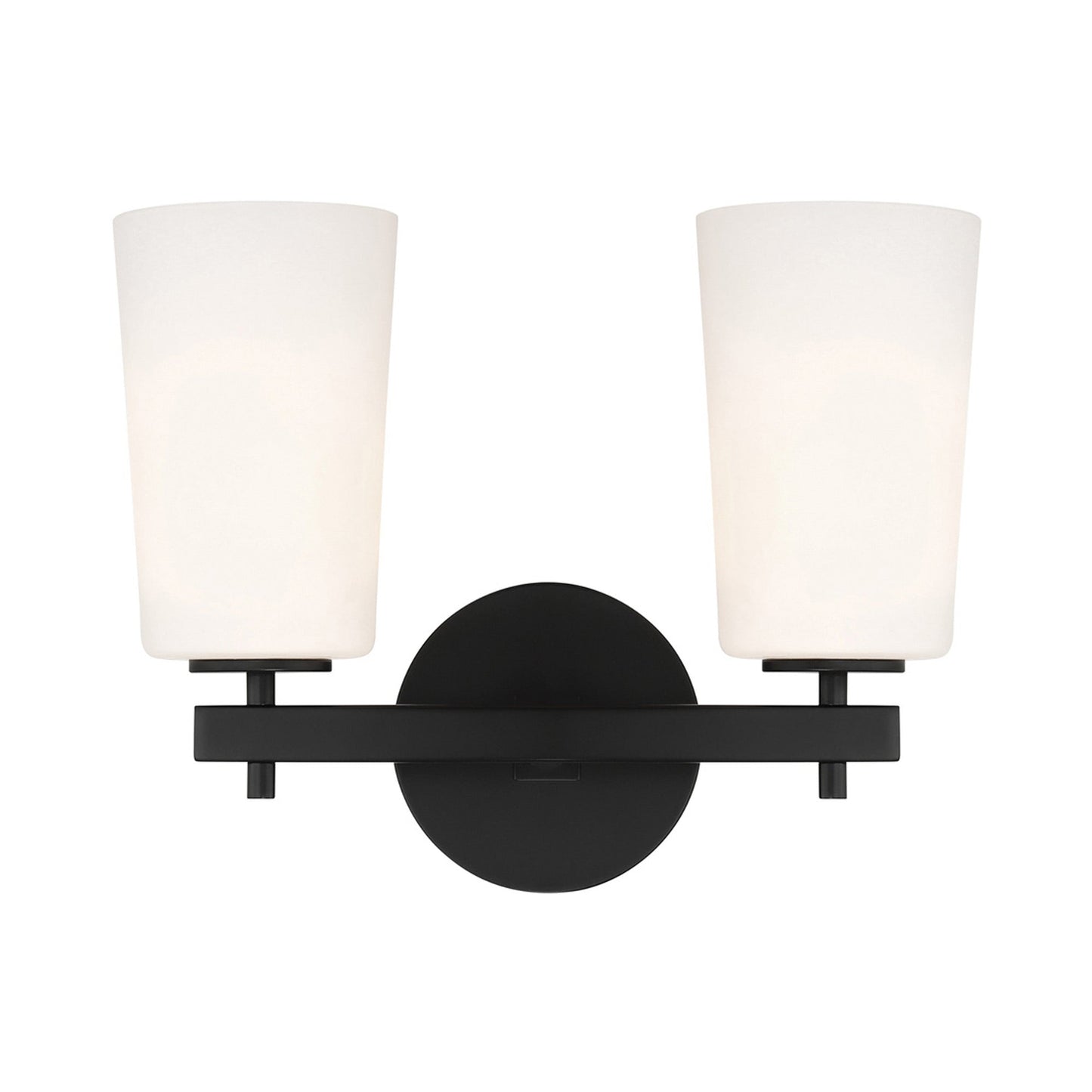 Colton Wall Light in Black (2-Light).