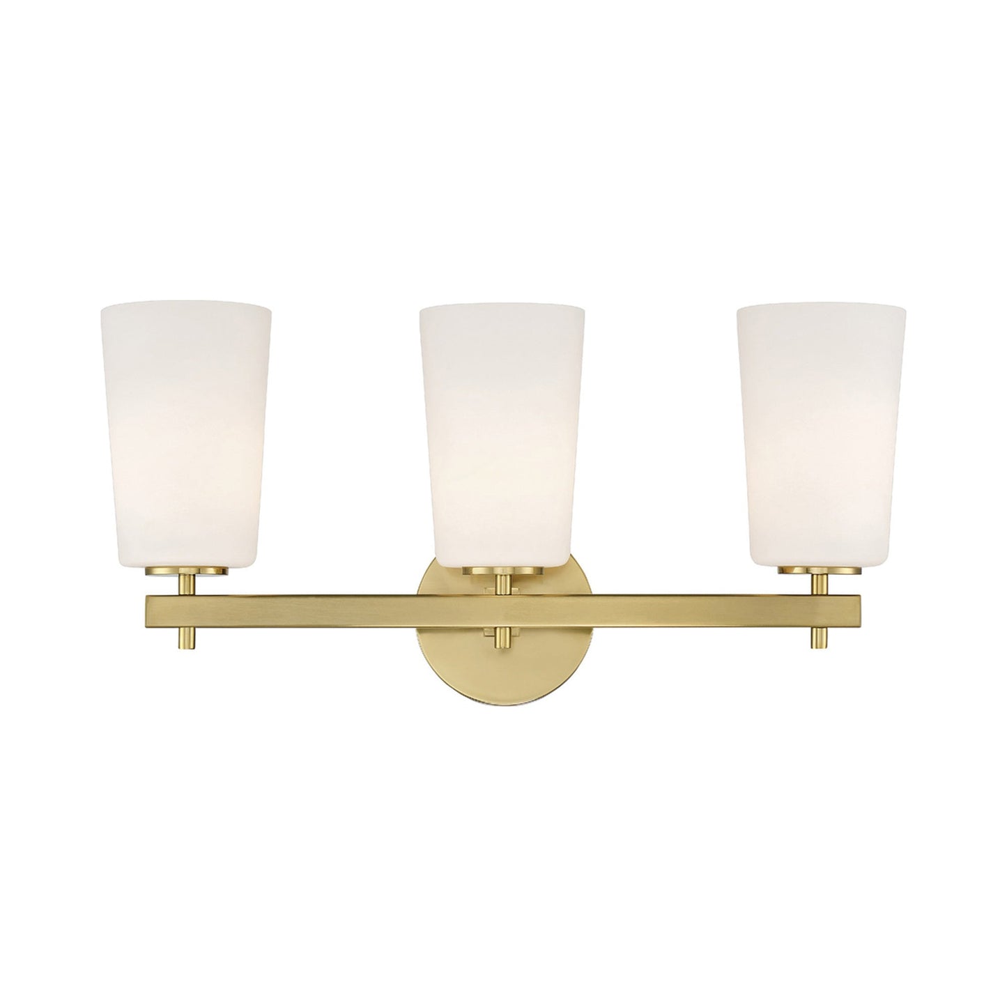 Colton Wall Light in Aged Brass (3-Light).