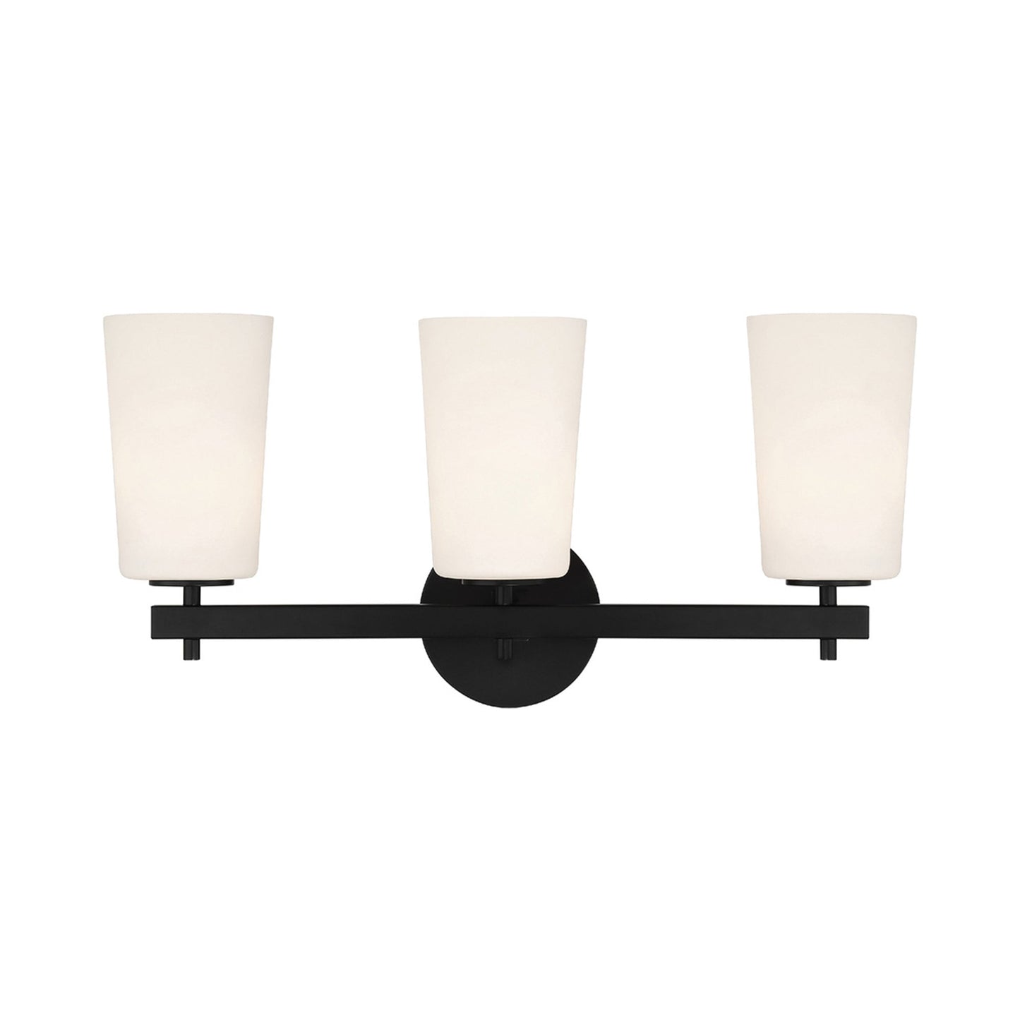 Colton Wall Light in Black (3-Light).