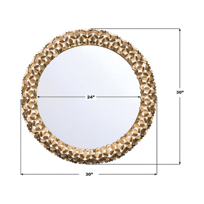 Cora Wall Mirror - line drawing.