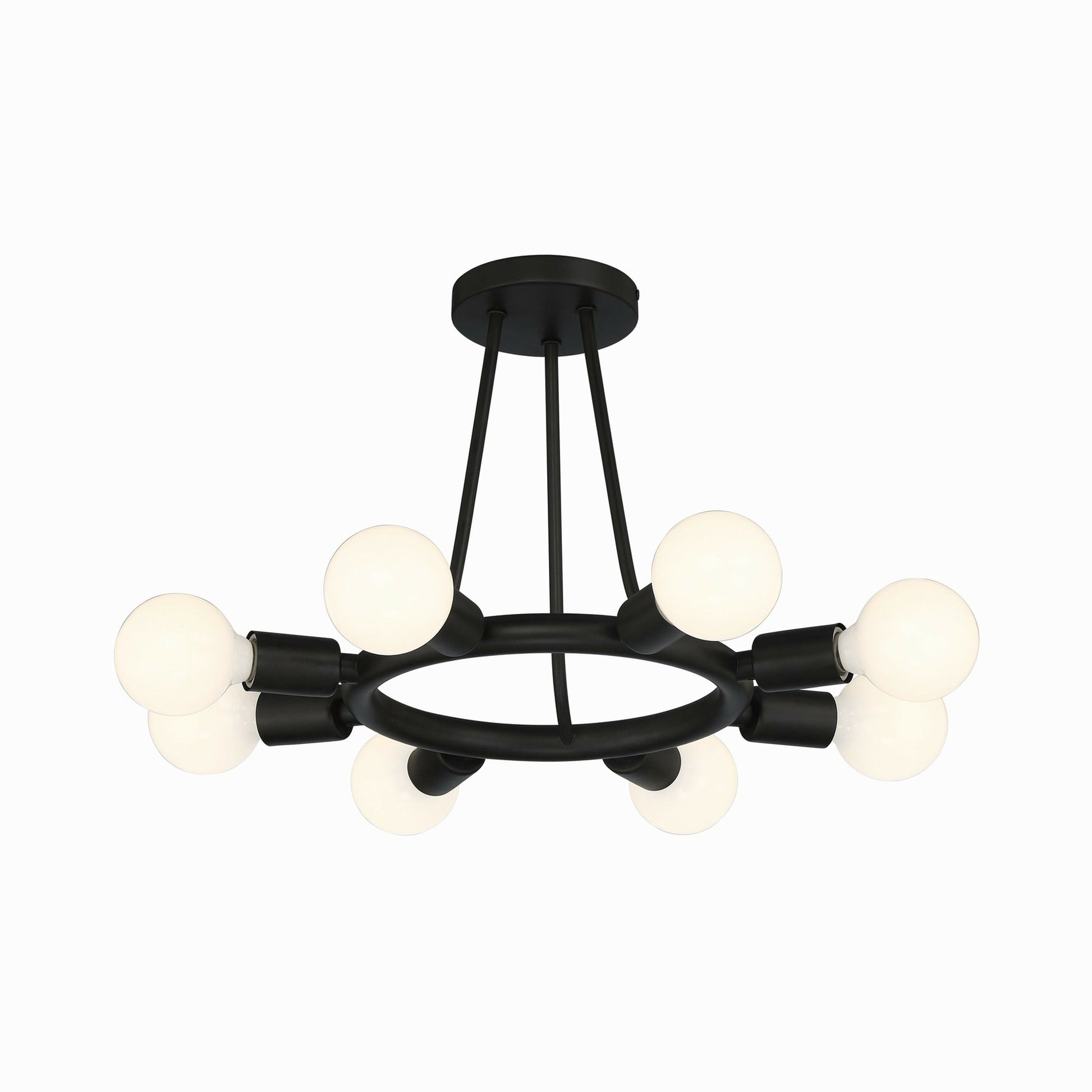 Dakota Semi Flush Mount Ceiling Light in Detail.
