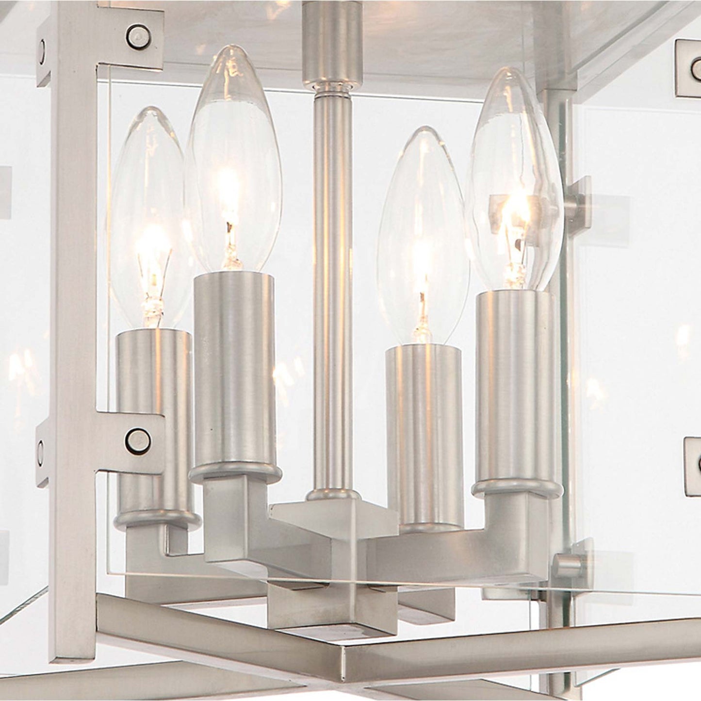 Danbury Flush Mount Ceiling Light in Detail.