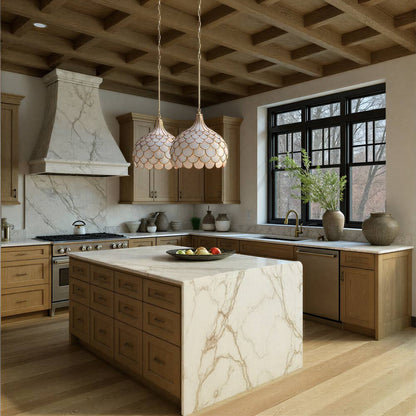 Darby Pendant Light in kitchen.