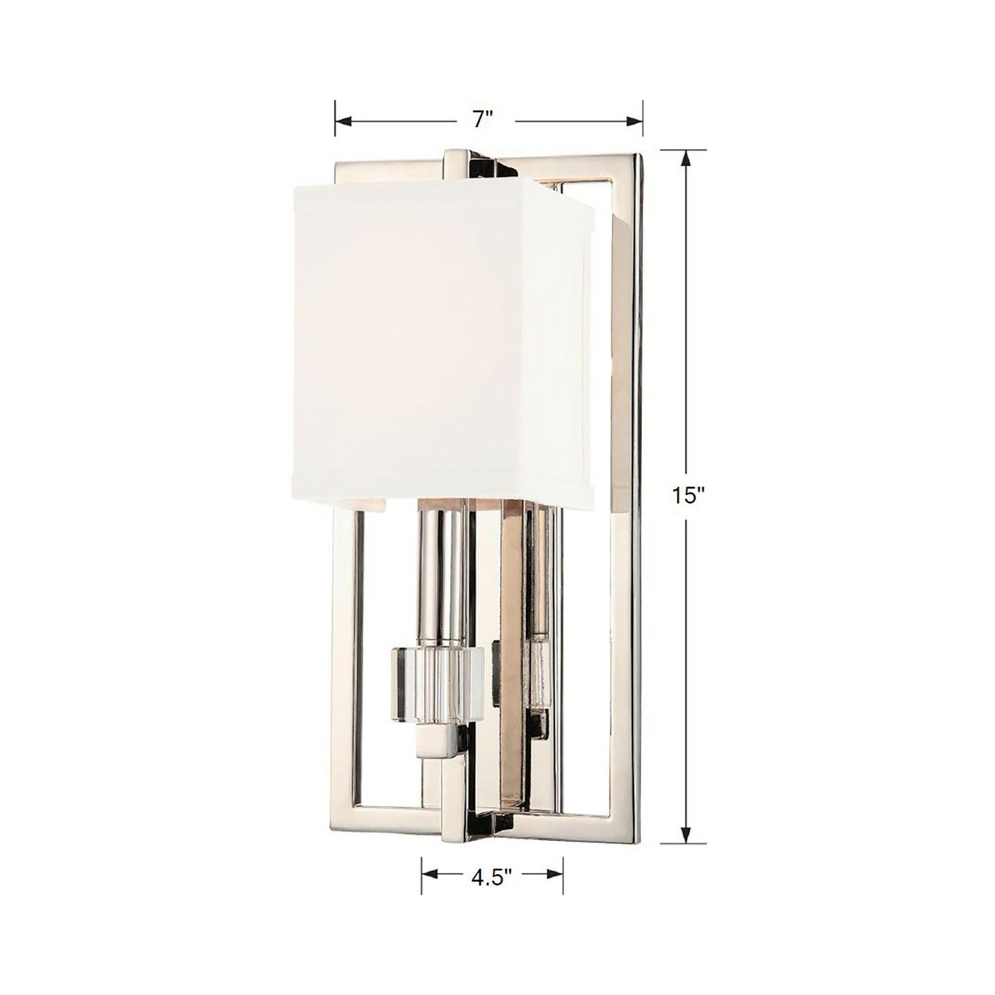 Dixon Wall Light - line drawing.