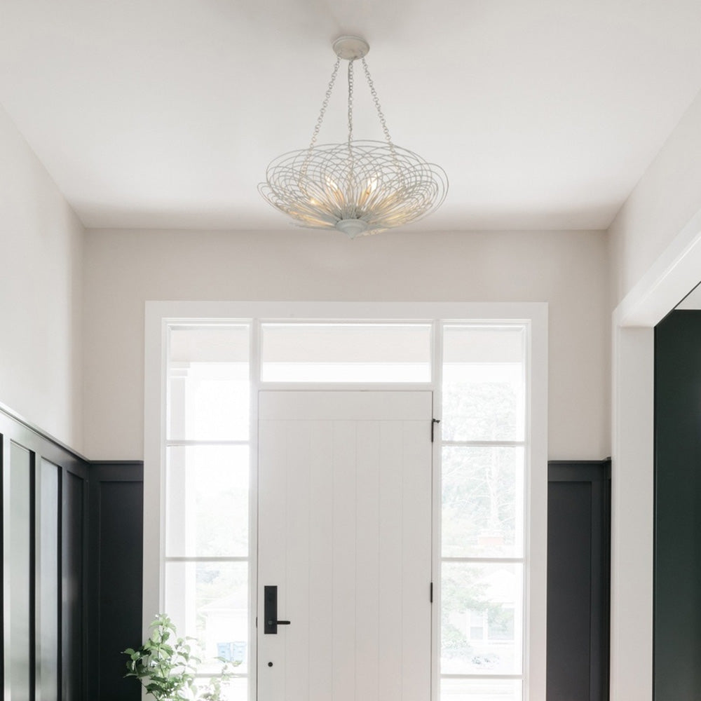 Doral Chandelier in entrance.