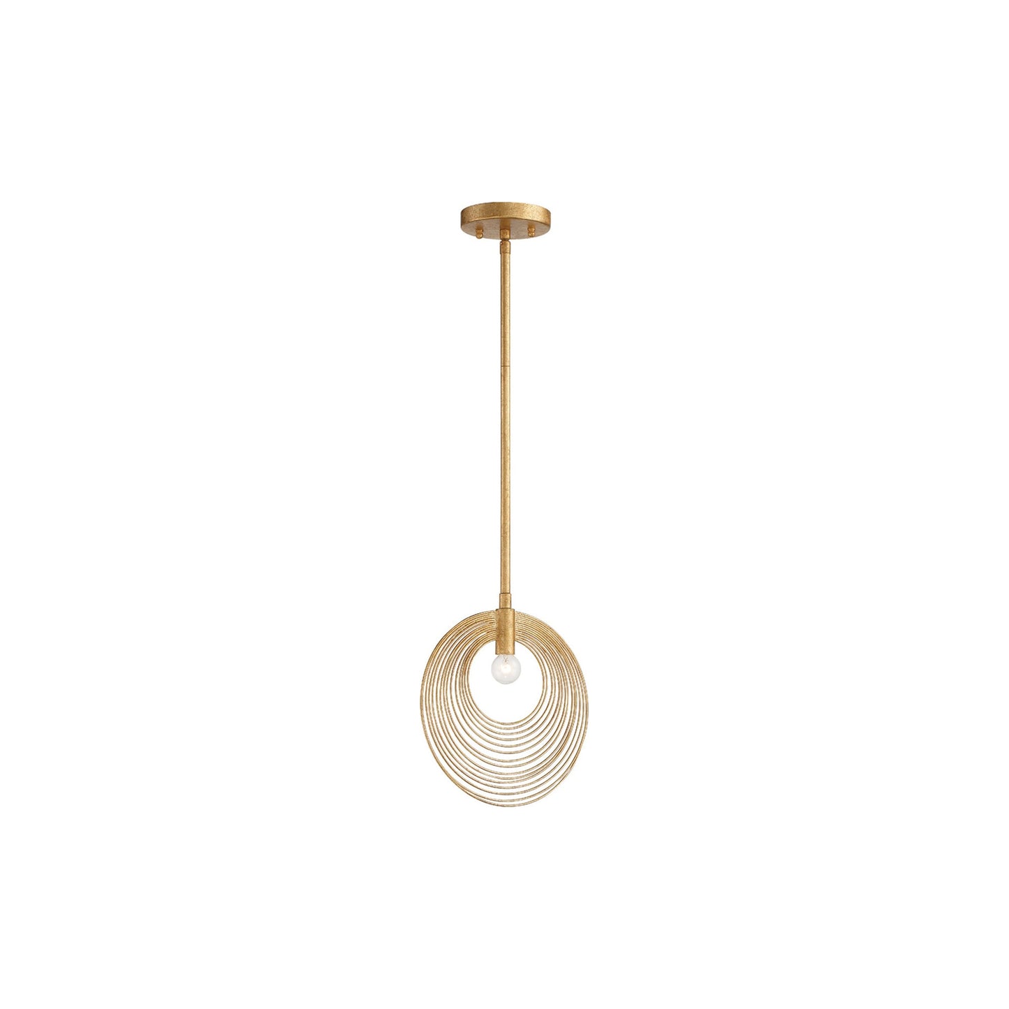 Doral Pendant Light in Renaissance Gold (Small).