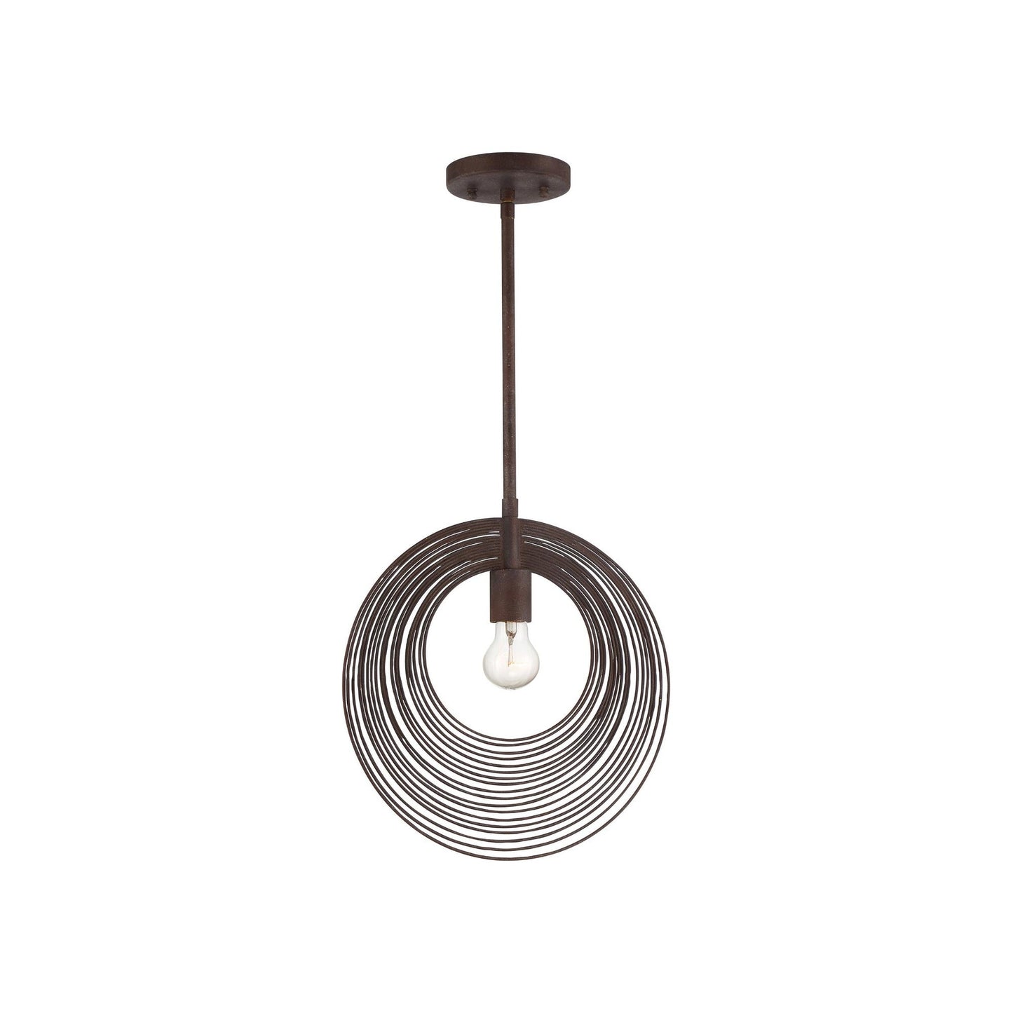 Doral Pendant Light in Forged Bronze (Medium).