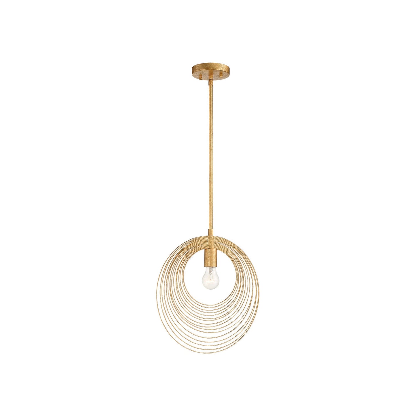 Doral Pendant Light in Renaissance Gold (Medium).