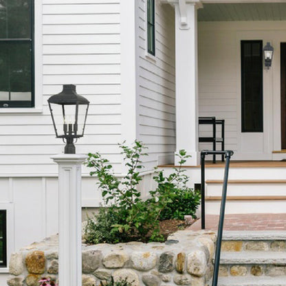 Dumont Outdoor Post Light in Outside Area.