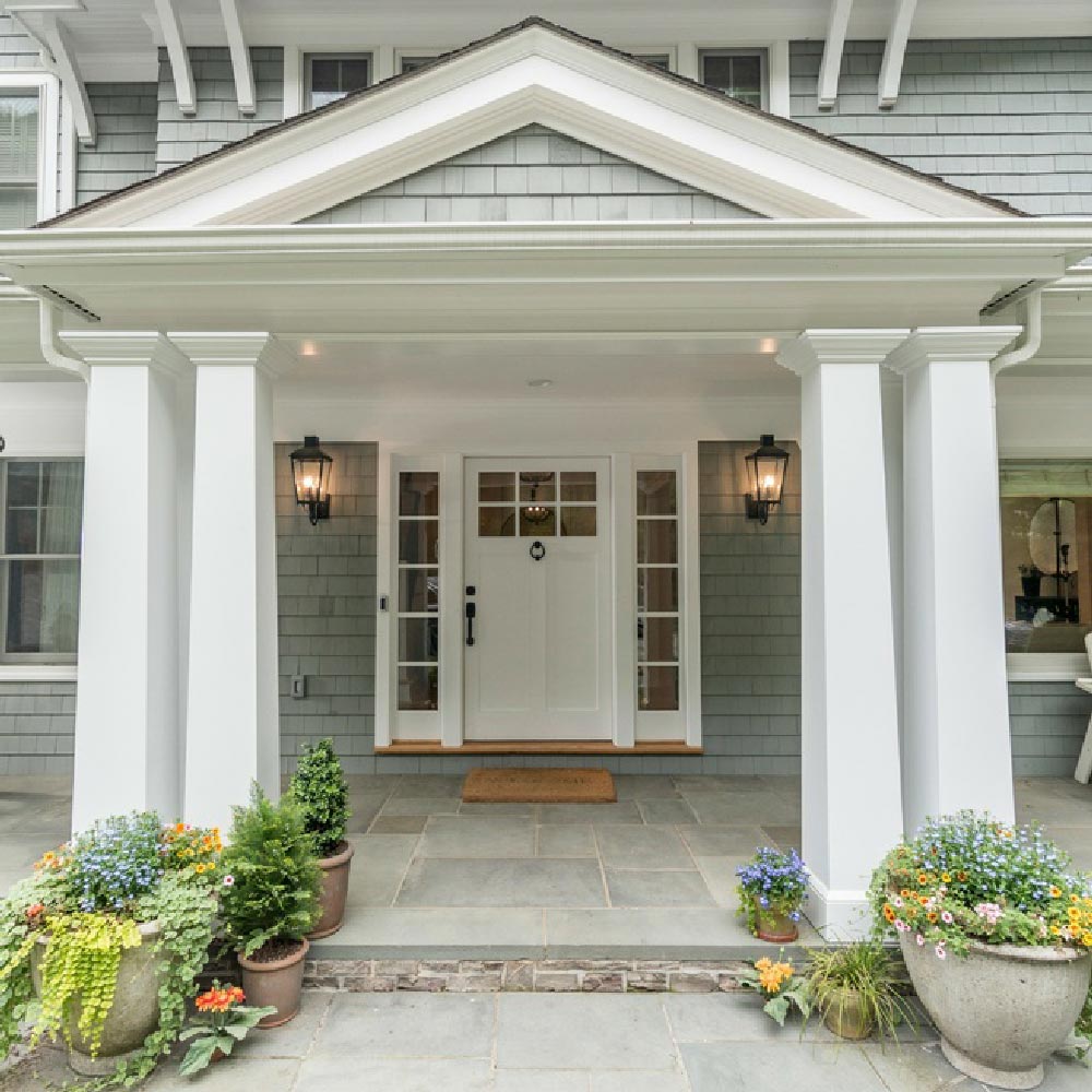 Dumont Outdoor Wall Light in Outside Area.