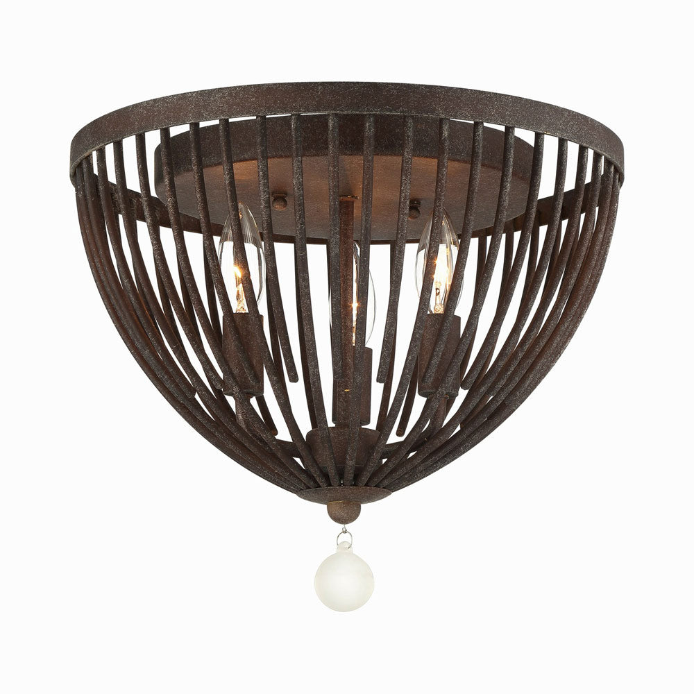 Duval Flush Mount Ceiling Light in Detail.
