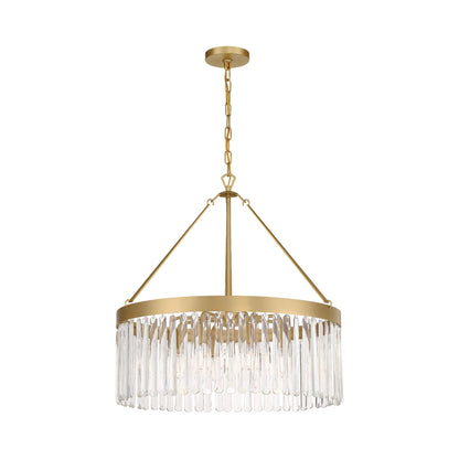 Emory Chandelier in Modern Gold (8-Light).